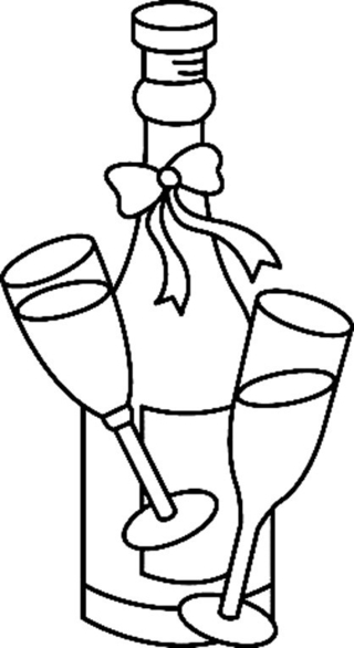 Champagne 01 - Coloriages divers - Coloriages - 10doigts.fr